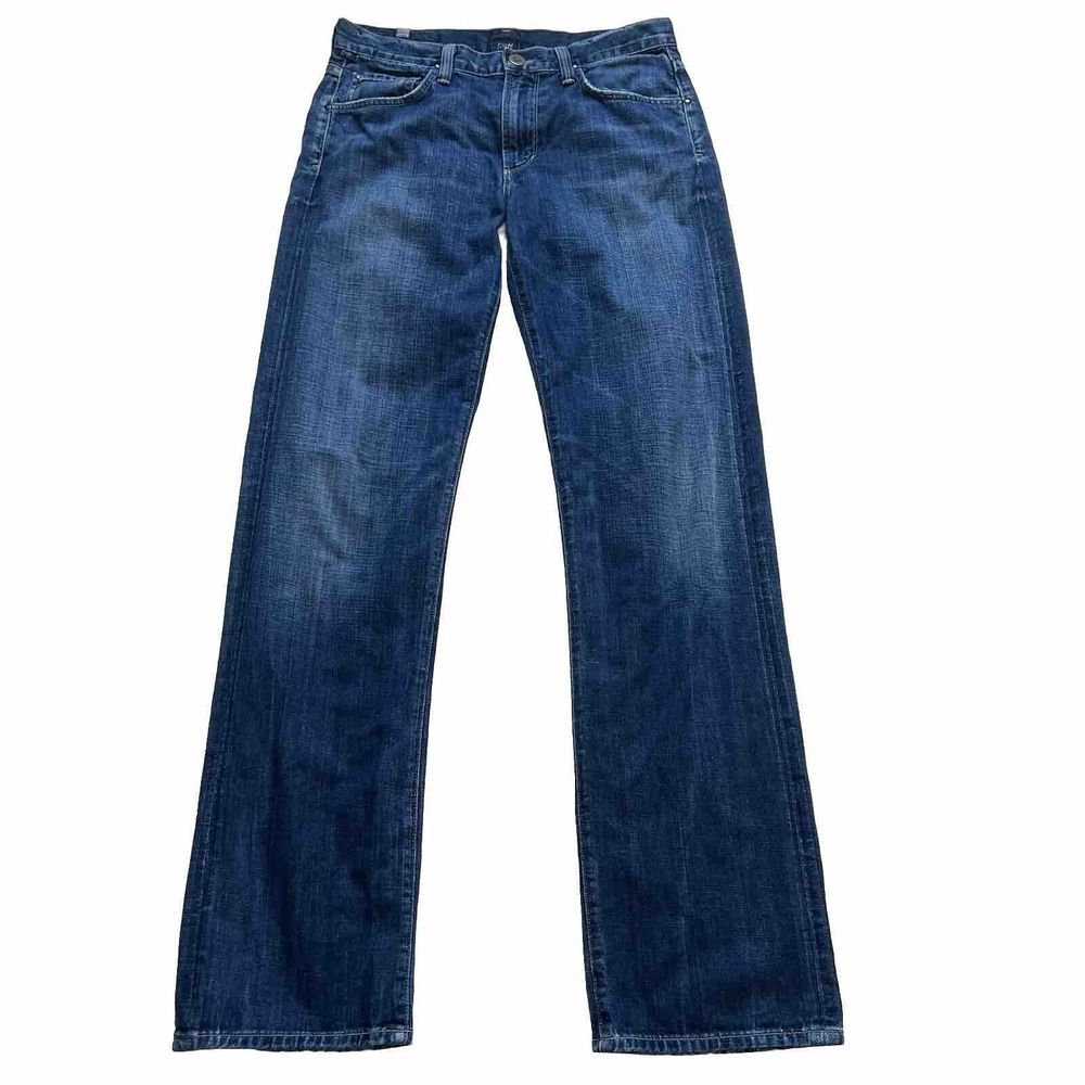 Citizens Of Humanity EVANS Jeans Mens 31x34 Blue 100% Cotton Relaxed Straight